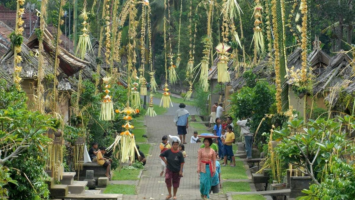Escena en Penglipuran